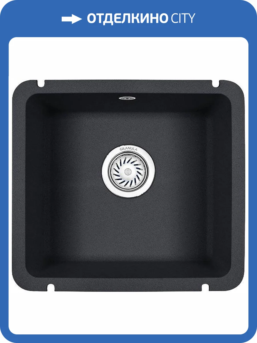 Мойка кухонная Granula GR-3601 шварц фото 4