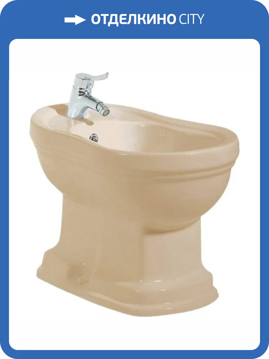 Биде напольное Creavit Klasik KL500-30 карамель фото 3