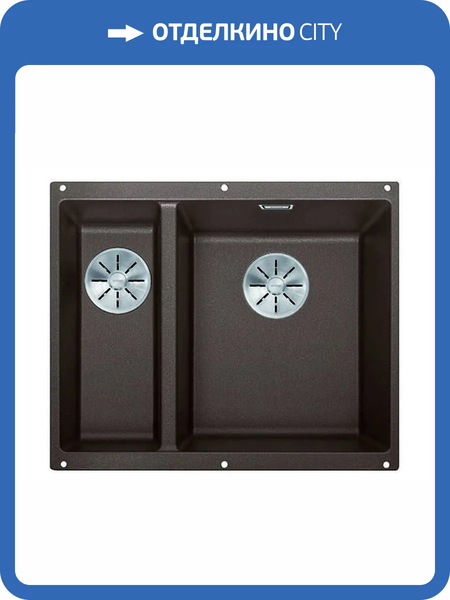 Мойка кухонная Blanco Subline 340/160-U 523567 кофе фото 7