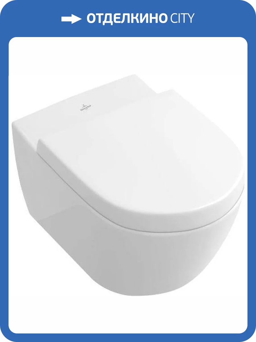 Чаша для унитаза подвесного Villeroy&Boch Subway 2.0 5614 R0R1 alpin фото 5