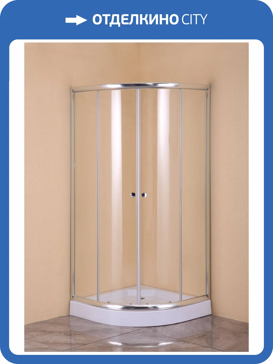 Душевой уголок Agger A01-100TCR с поддоном 98х98х200 прозрачный фото 7