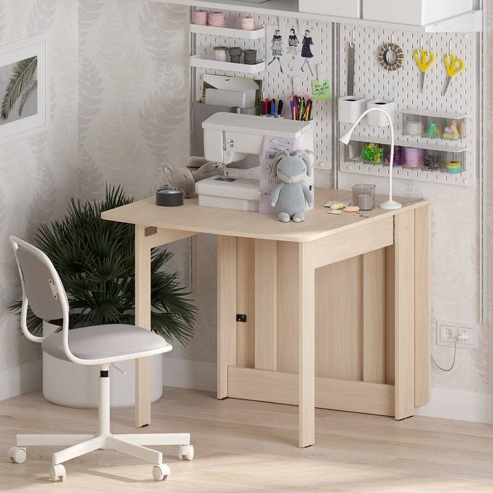 Стол-книжка МФ Jazz СТК 4М СТК-4М Дуб молочный фото 3