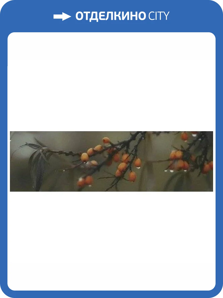 Декор Kerama Marazzi Тракай OS\A118\9016 6 Глянцевый 8.5x28.5 фото 2