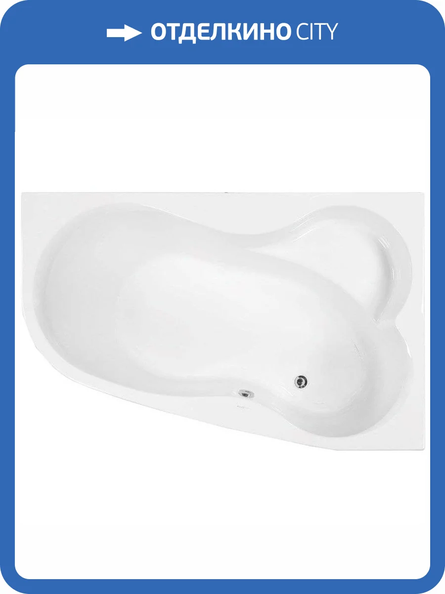 Акриловая ванна Vagnerplast Melite 160x105 правая фото 10