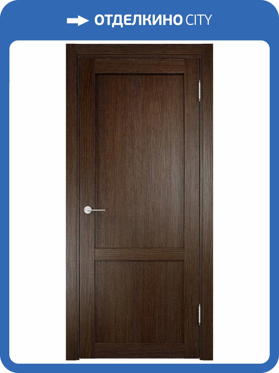 Межкомнатная дверь Verda Баден 03, глухая, дуб табак 900x2000 фото 2