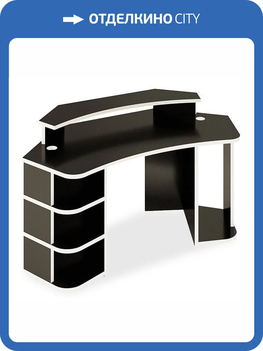 Стол компьютерный Merdes Домино Lite MER_SK-160-PROFI-CHB фото 2