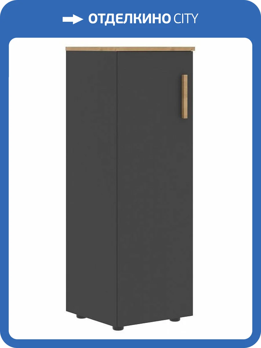 Тумба Skyland Forta 00-07090378 Черный графит/Дуб Гамильтон фото 2