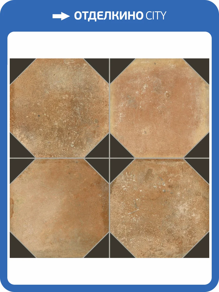 Керамогранит Peronda FS Nonna 41563 Black Decor LT 45.2x45.2 фото 8