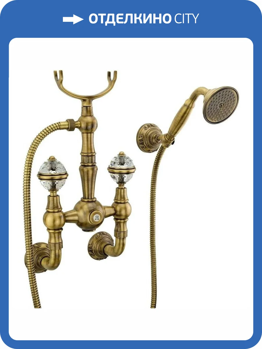 Смеситель для душа Migliore Cristalia 18582 бронза фото 4