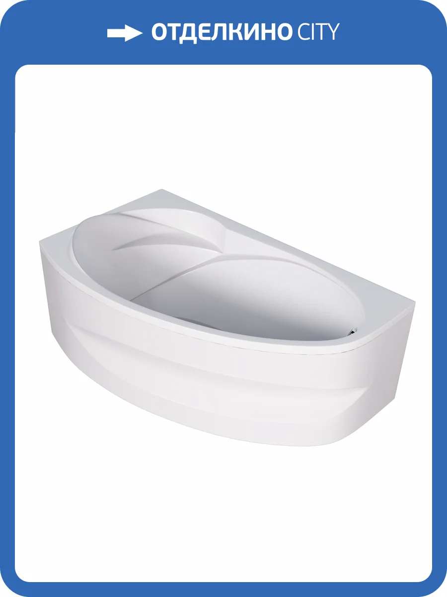 Акриловая ванна Marka One Julianna 160x95 левая фото 7