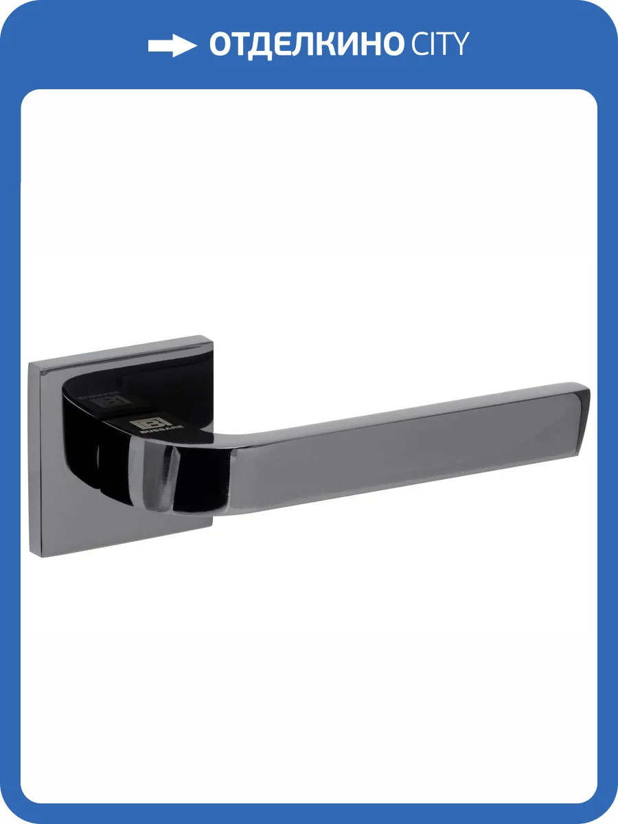 Дверная ручка Bussare ALTO A-75-40 B.NICKEL черный никель фото 2