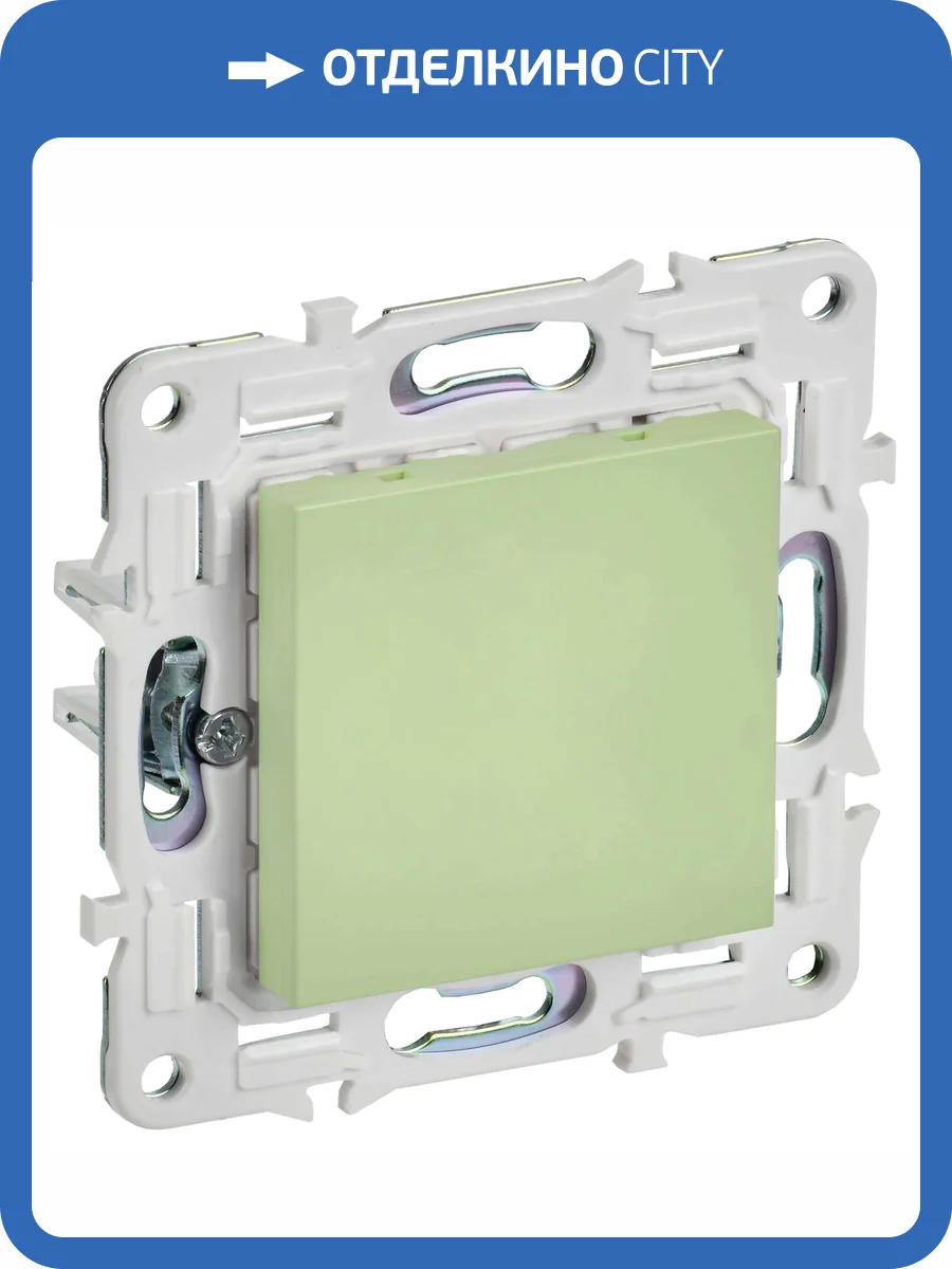 Заглушка с суппортом IEK Skandy SK-PL10-K06 мятный фото 3