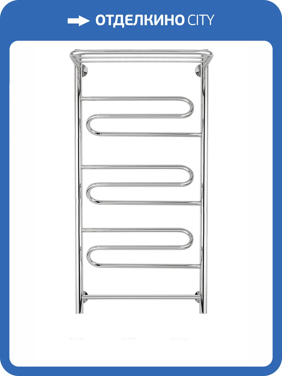 Полотенцесушитель электрический Secado Валенсия 4603777453848 1 СП 100x60, R, хром фото 2