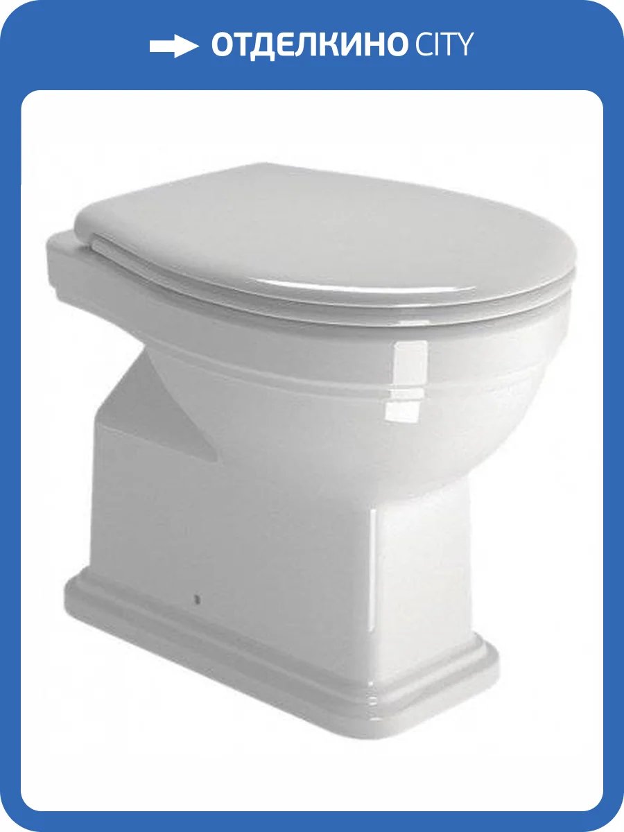 Чаша для приставного унитаза GSI Classic 871011 белый фото 6