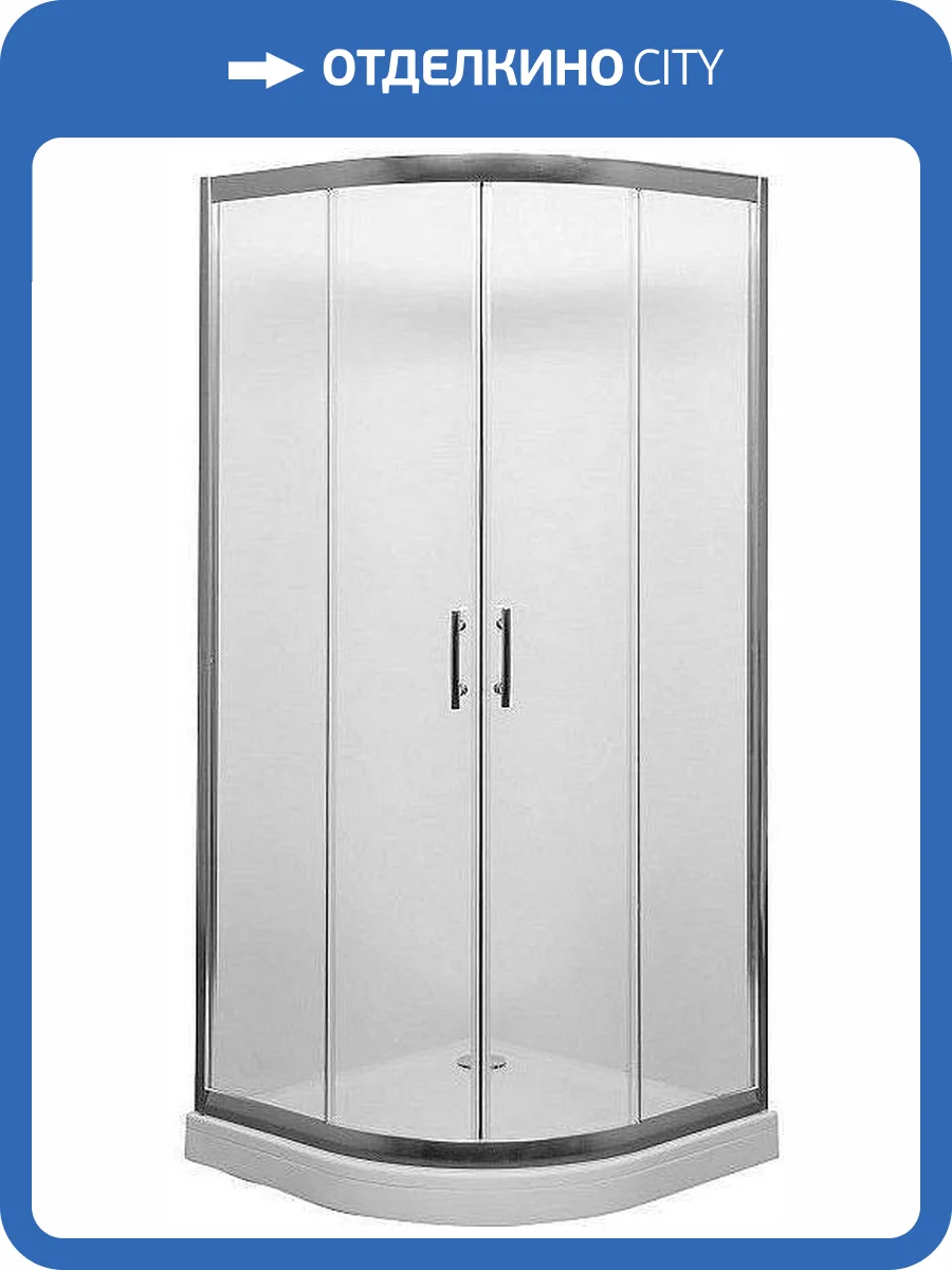 Душевой уголок Aquanet Alfa 185040 профиль хром, 100x100 фото 6