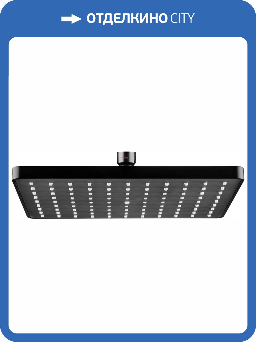 Верхний душ Swedbe Hermes 5121B черный матовый фото 6