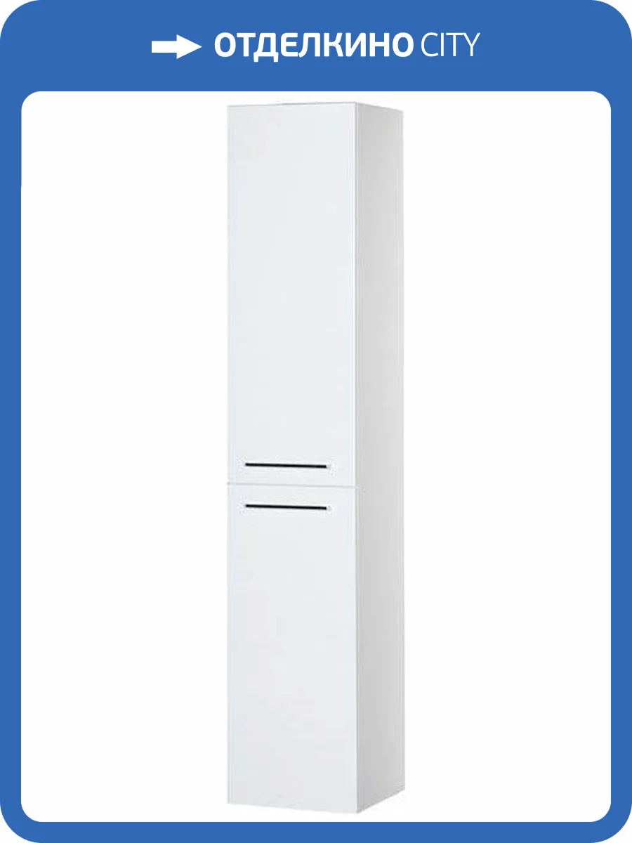 Шкаф-пенал De Aqua Тока 167272 L белый, 1760x350x350 фото 7