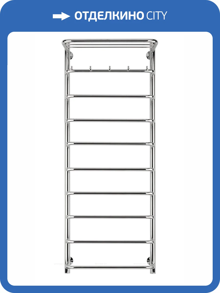Полотенцесушитель электрический Secado Мерида 4603759408675 1 КСП 120x50, R, хром фото 2