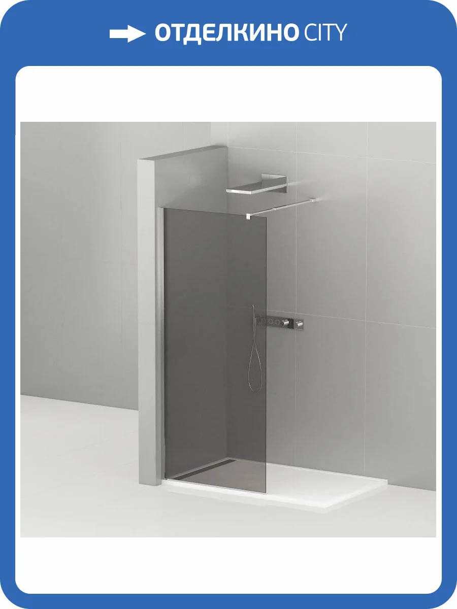 Душевая перегородка Cezares Liberta LIBERTA-L-1-100-120-GR-Cr хром фото 9