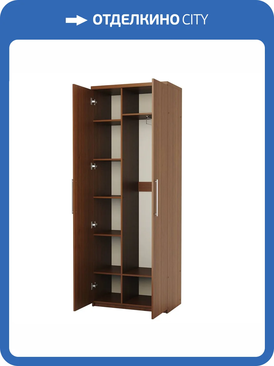 Шкаф комбинированный Шарм-Дизайн Мелодия МК-22 1901022178, орех фото 4