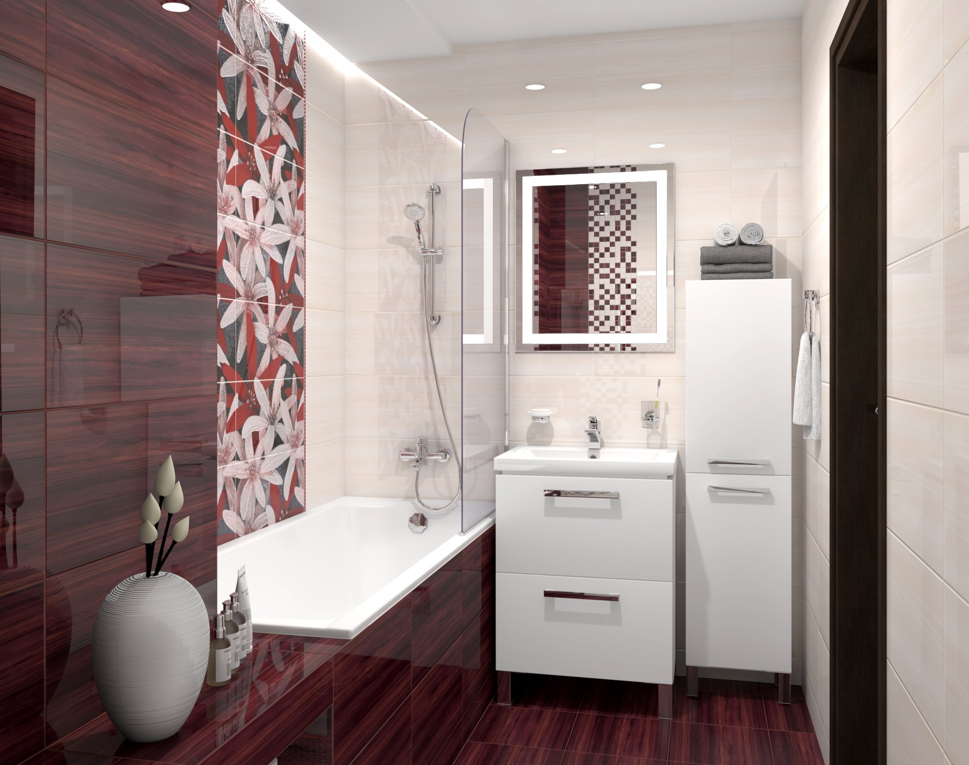 Ceramica Classic April бордо фото 3