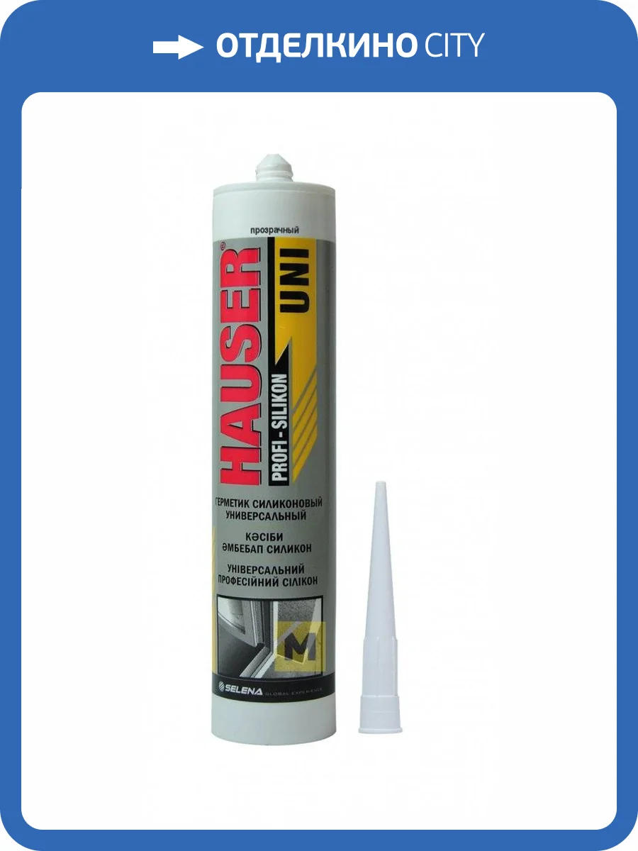 TYTAN HAUSER UNI герметик силиконовый, универсальный, бесцветный (260мл) фото 2