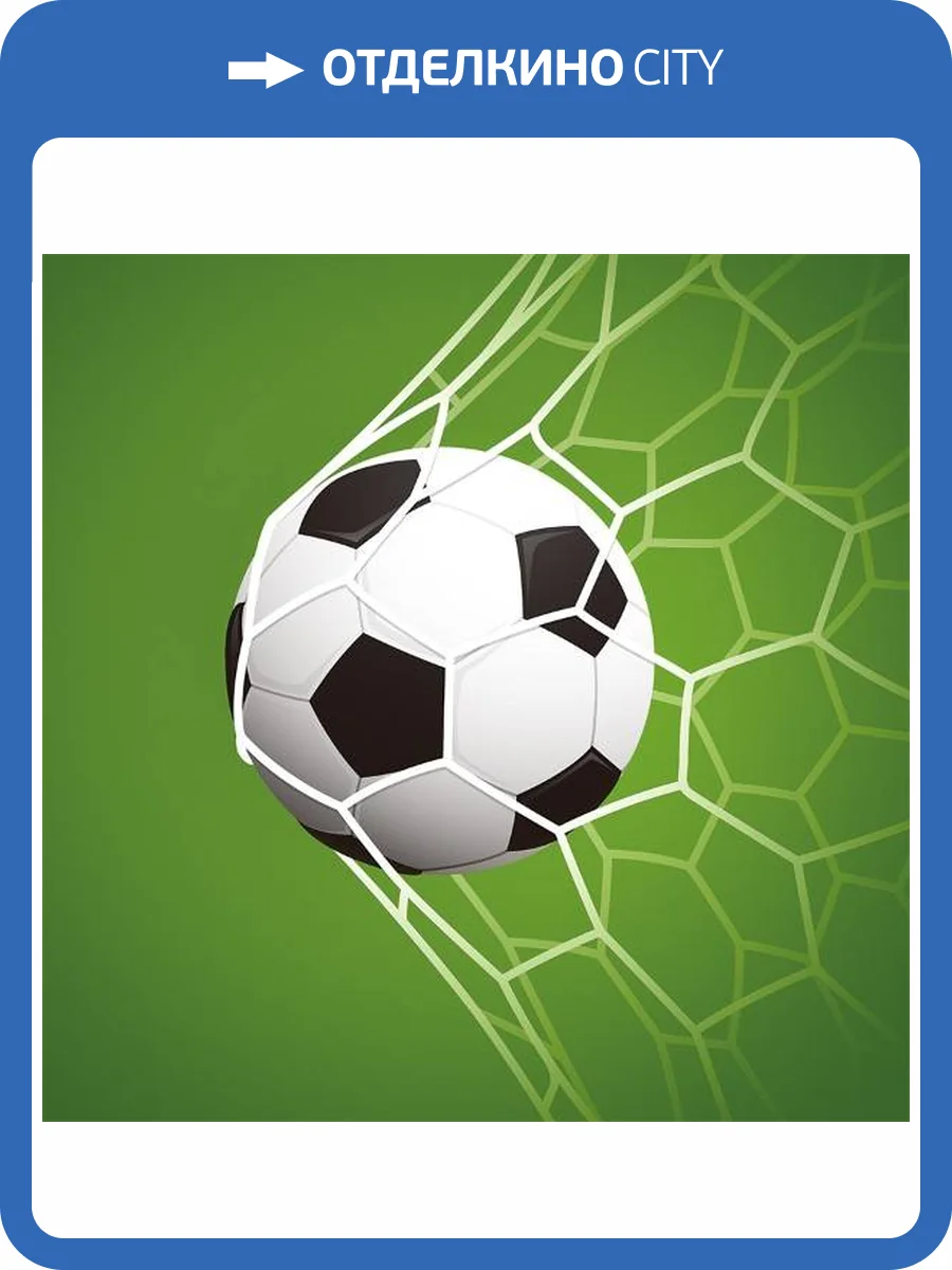 3D Фотообои Artegrafico «Мяч в сетке» SP020 канвас фото 2