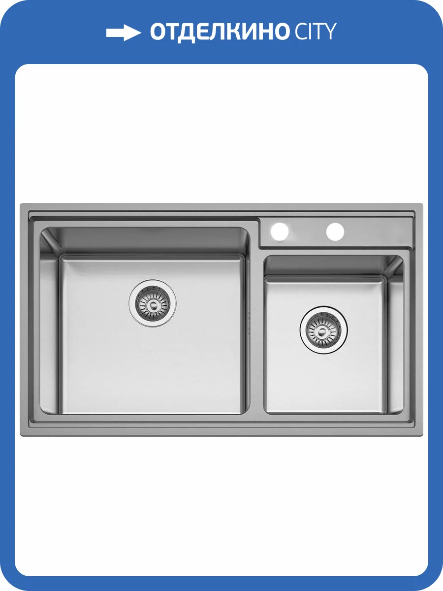 Мойка кухонная Seaman Eco Roma SMR-8650B с клапан-автоматом фото 3