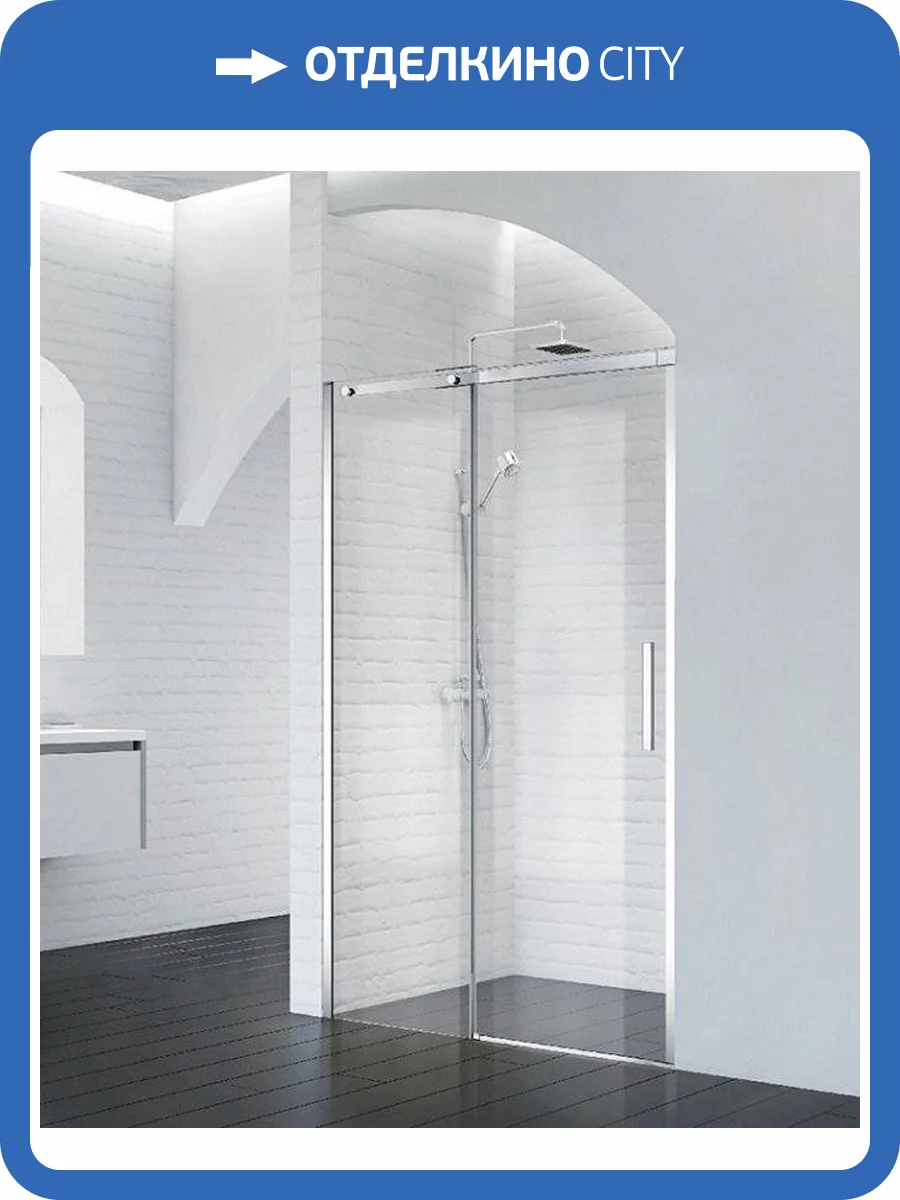 Душевая дверь BelBagno Acqua BF-1-140-C-NERO фото 5