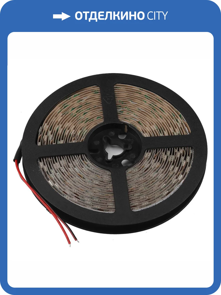 Светодиодная лента ЭРА 14,4W/m 60LED/m 5050SMD теплый белый 5M KU-5050AD-60D-WW Б0044116 фото 3