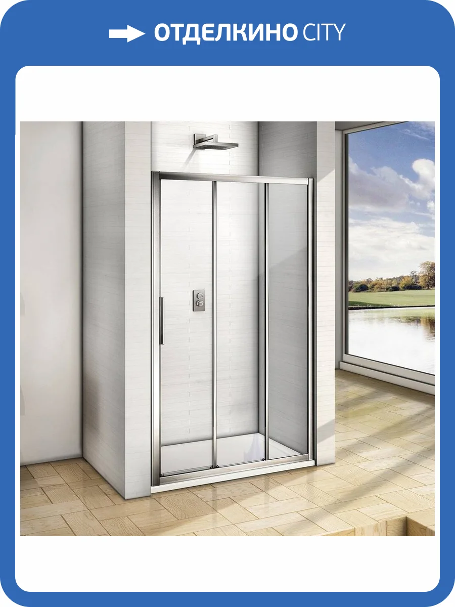 Душевая дверь в нишу Good Door Orion WTW-110-C-CH фото 7