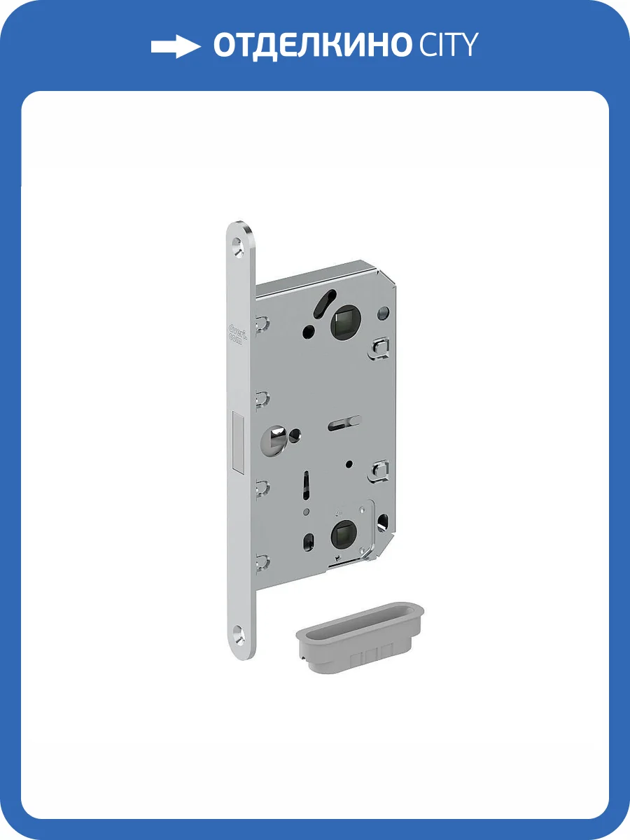 Межкомнатная защелка Bravo LM-3-WC Chrome фото 2