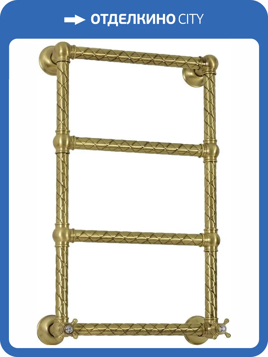 Полотенцесушитель водяной Migliore Cleopatra 25839 79x48.5 см, бронза фото 3