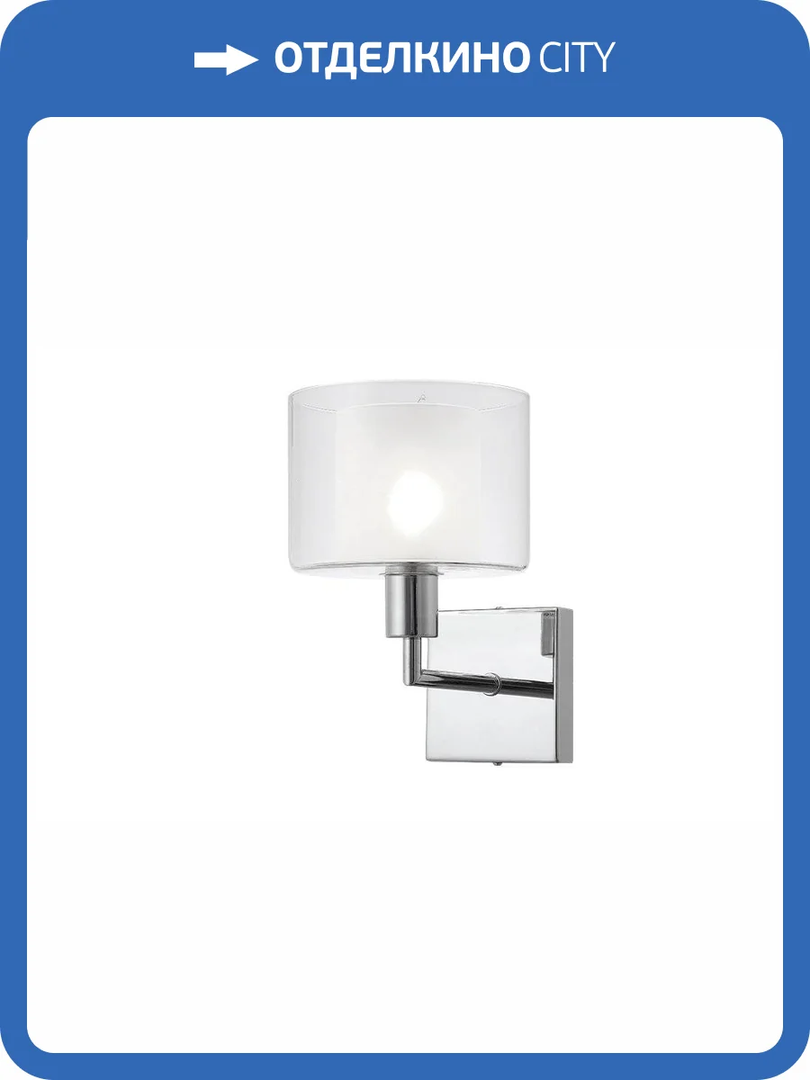 Бра Crystal Lux Maestro Ap1 Chrome фото 4