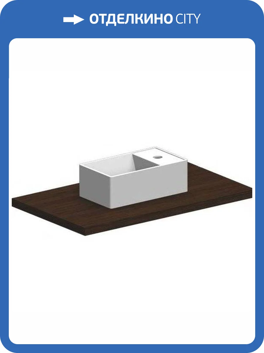 Раковина Scarabeo Teorema 8031/R41x23 40 см фото 5