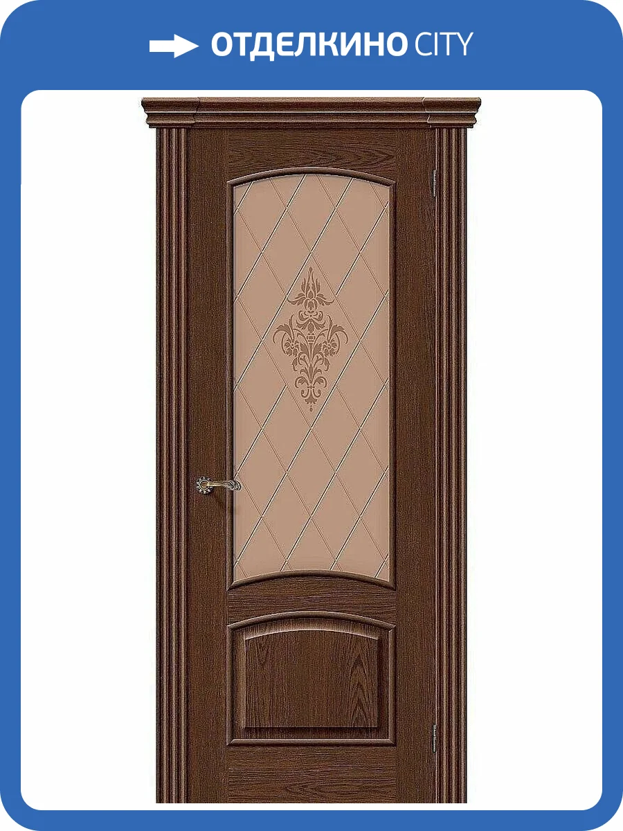 Межкомнатная дверь Bravo 001-0377 Амальфи Т-32 Виски 2000x700 фото 2