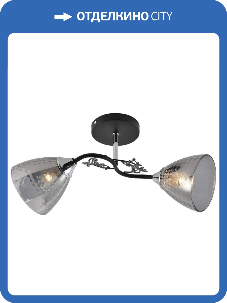 Потолочная люстра Reluce 01525-0.3-02 BK+CR фото 3