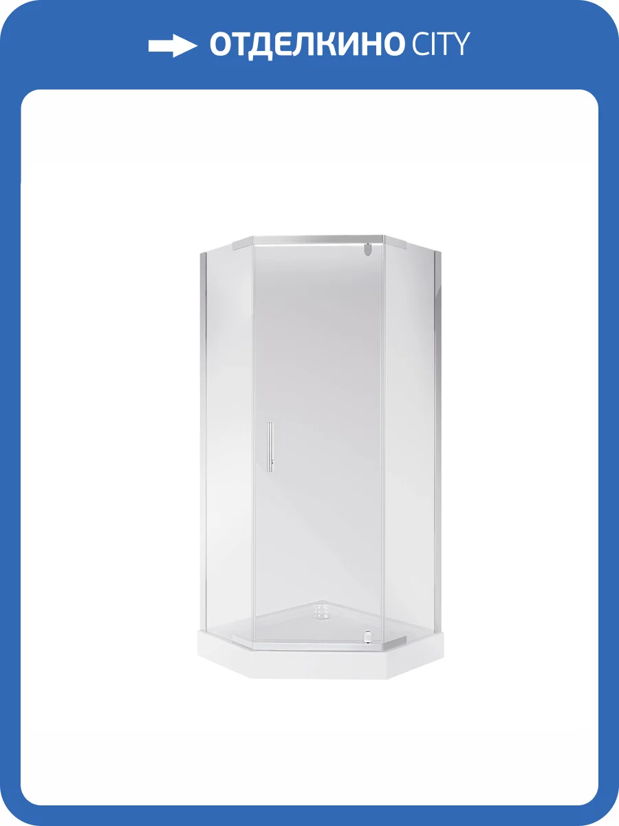 Душевой уголок Niagara Eco NG-010-14D 100x100x195 Универсальная, профиль Хром, 2 места фото 8