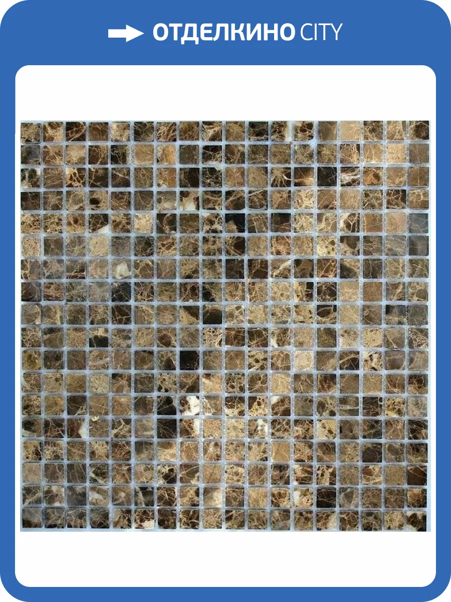 Мозаика NSmosaic Stone series KP-728 Камень полированный (1.5x1.5) 30.5x30.5 фото 2