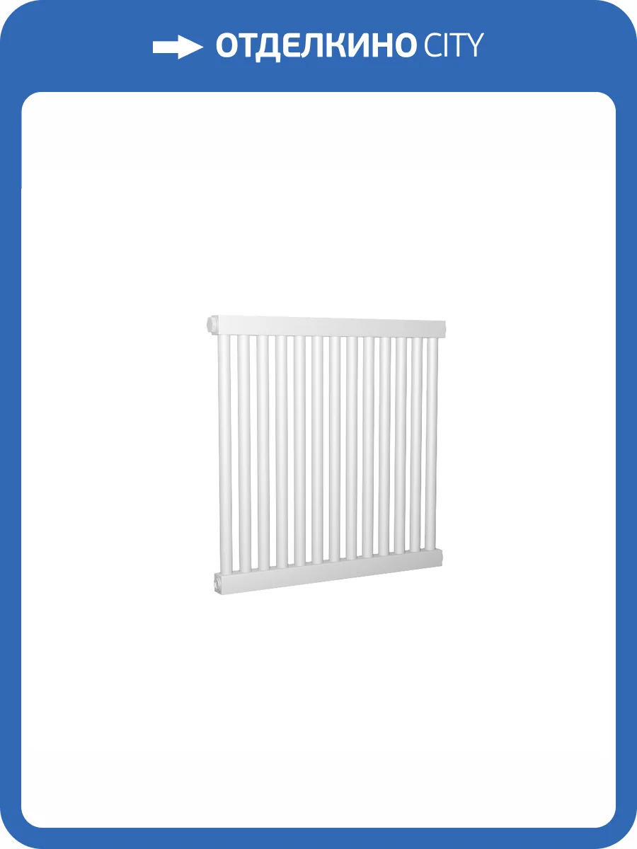 Стальной трубчатый радиатор отопления КЗТО РС 1, однотрубный, 500 20 секций фото 4