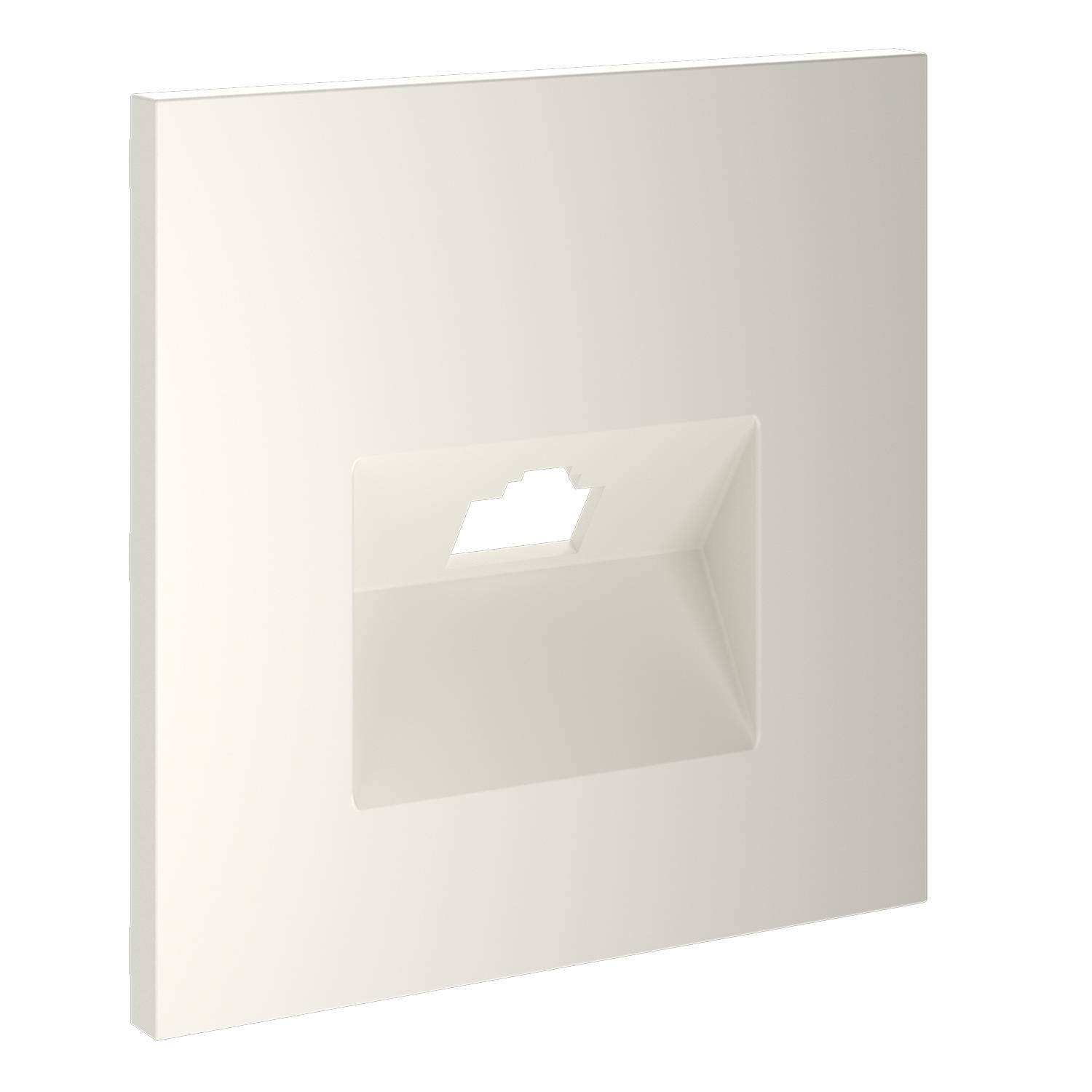 Лицевая панель для компьютерной розетки RJ-45 Voltum S70 VLS001313 хлопок