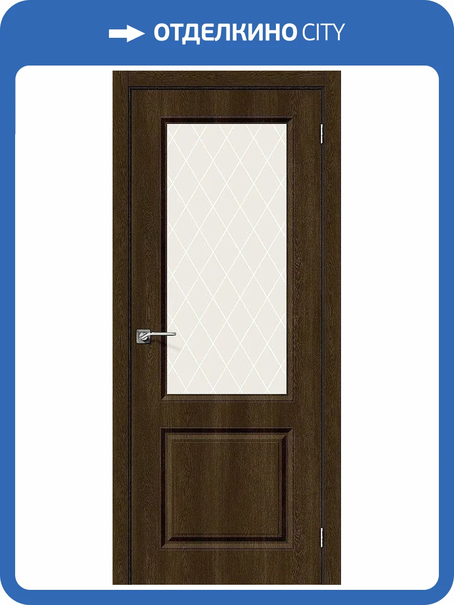 Межкомнатная дверь Bravo 146-0213 Скинни-13 Dark Barnwood 200x80 фото 2