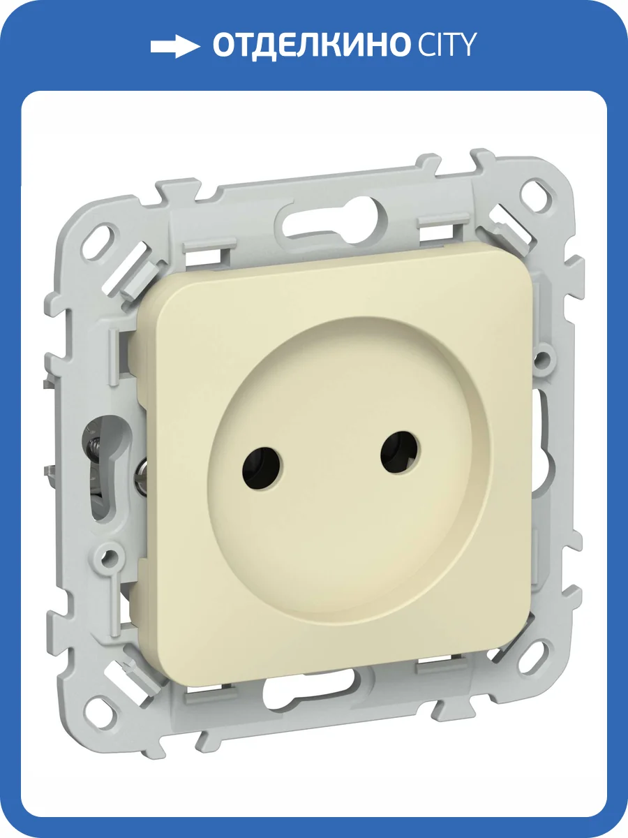 Розетка 1-местная IEK Flite FI-R10-10-1-K87 навахо фото 2