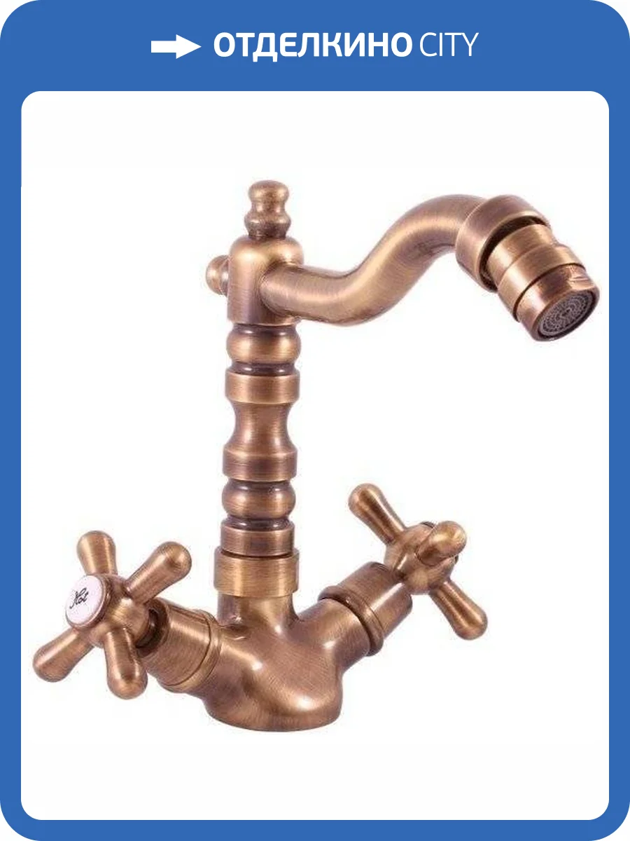 Смеситель для биде Rav Slezak Morava Retro MK120.5/9SM фото 3