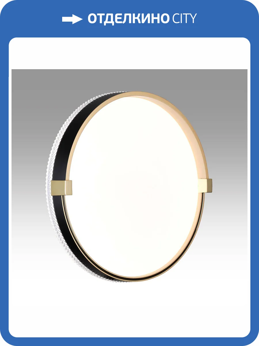 Настенно-потолочный светильник Sonex Olidi Black 7647/CL фото 6