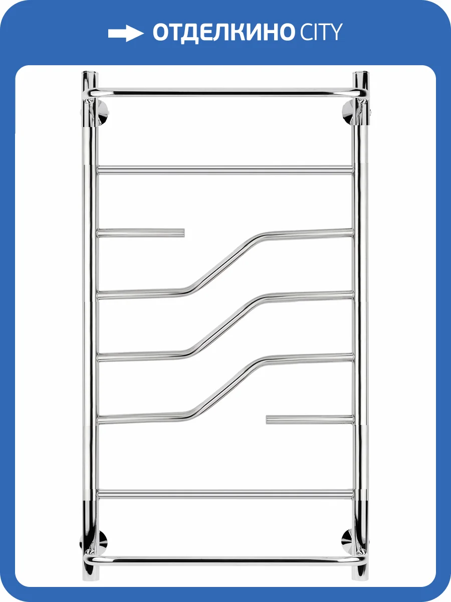 Полотенцесушитель электрический Secado Риволи СП 100х50 хром, L фото 4