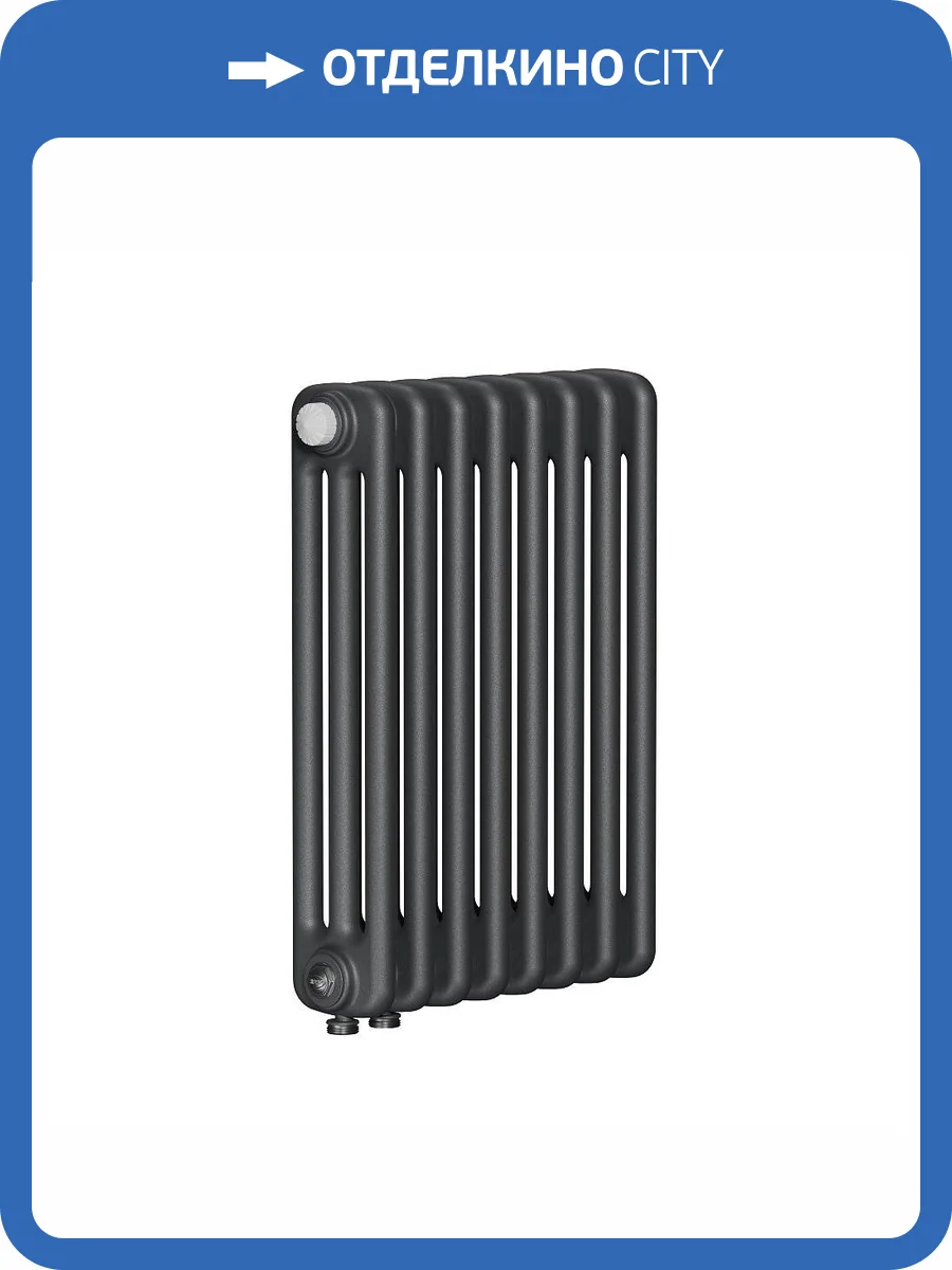 Стальной трубчатый радиатор отопления Rifar TUBOG TUB 3180-06-DV1-TI (Титан) фото 4