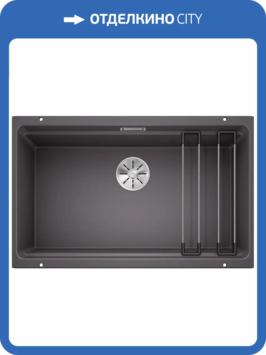 Мойка кухонная Blanco Etagon 700-U 525168 темная скала фото 6