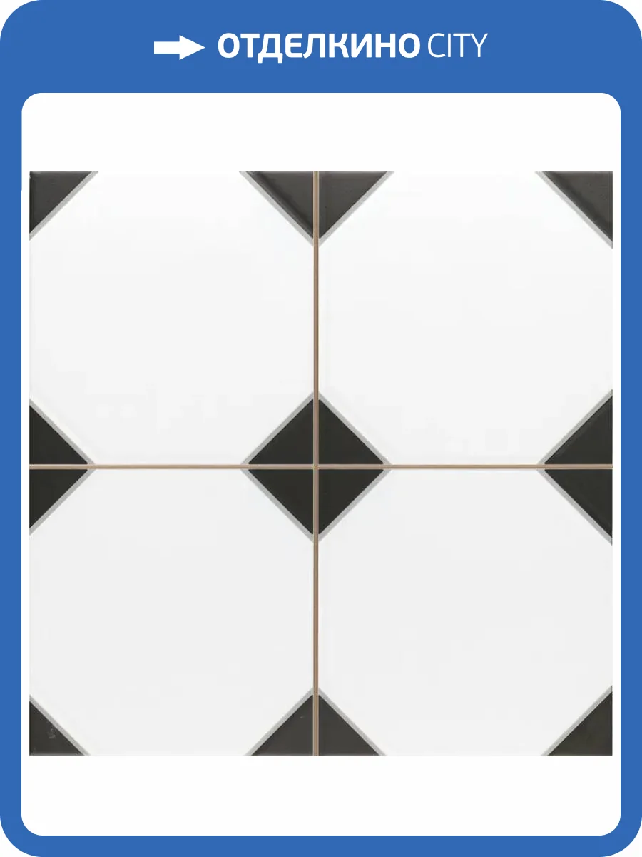 Керамогранит Realonda Ceramica Canterbury Black 33.3x33.3 фото 6