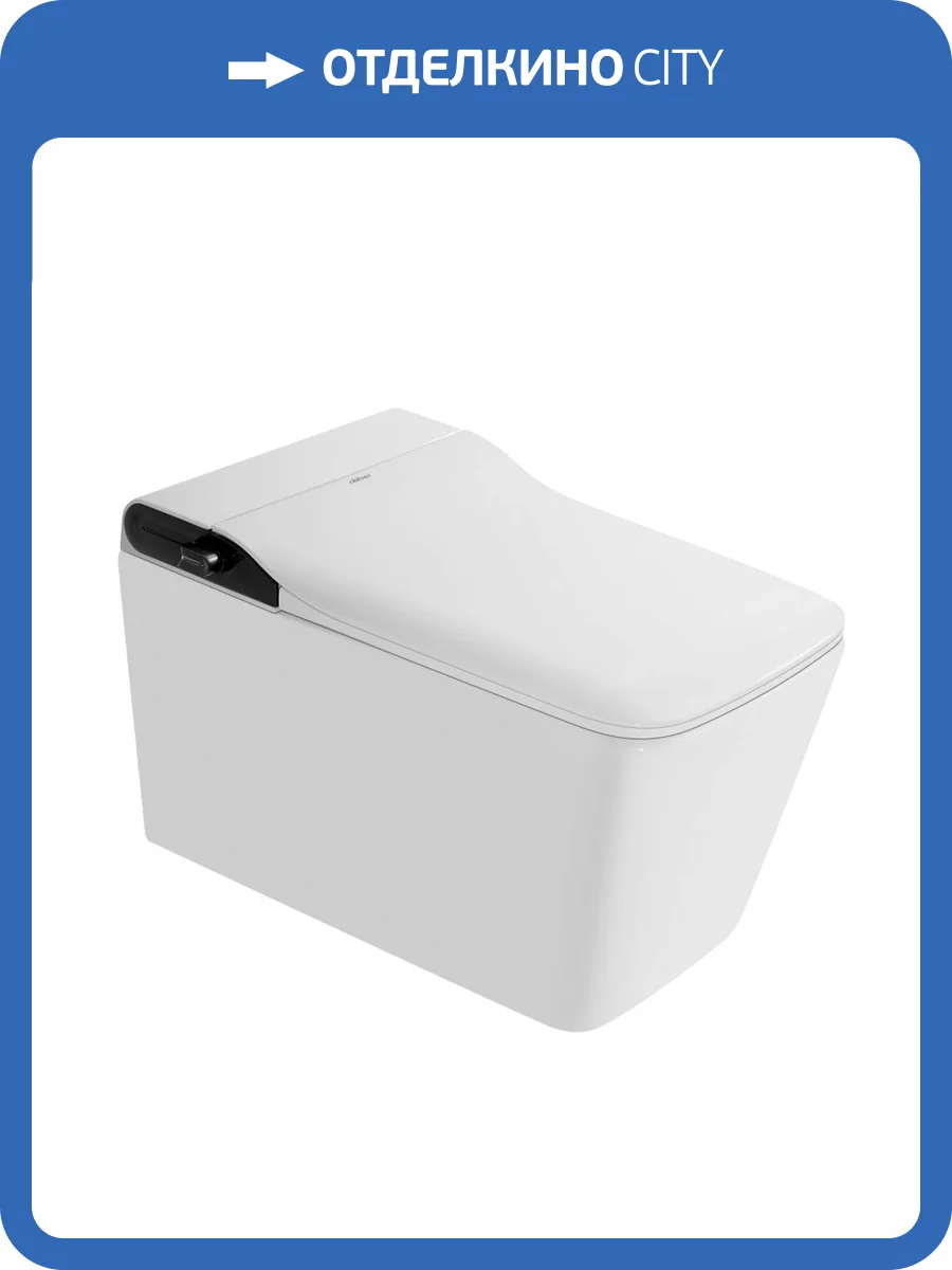Унитаз подвесной Abber Rechteck AC1215S с крышкой-сиденьем микролифт, с функцией биде фото 23